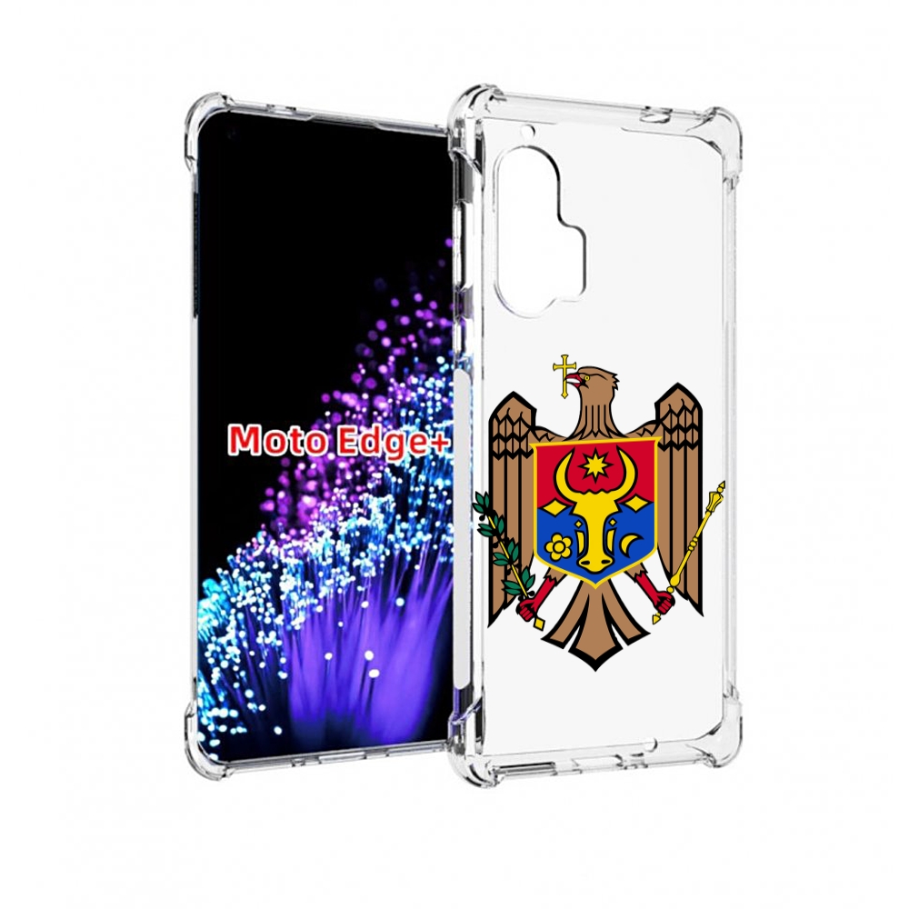 

Чехол MyPads герб-молдовы для Motorola Edge+ Plus, Прозрачный, Tocco