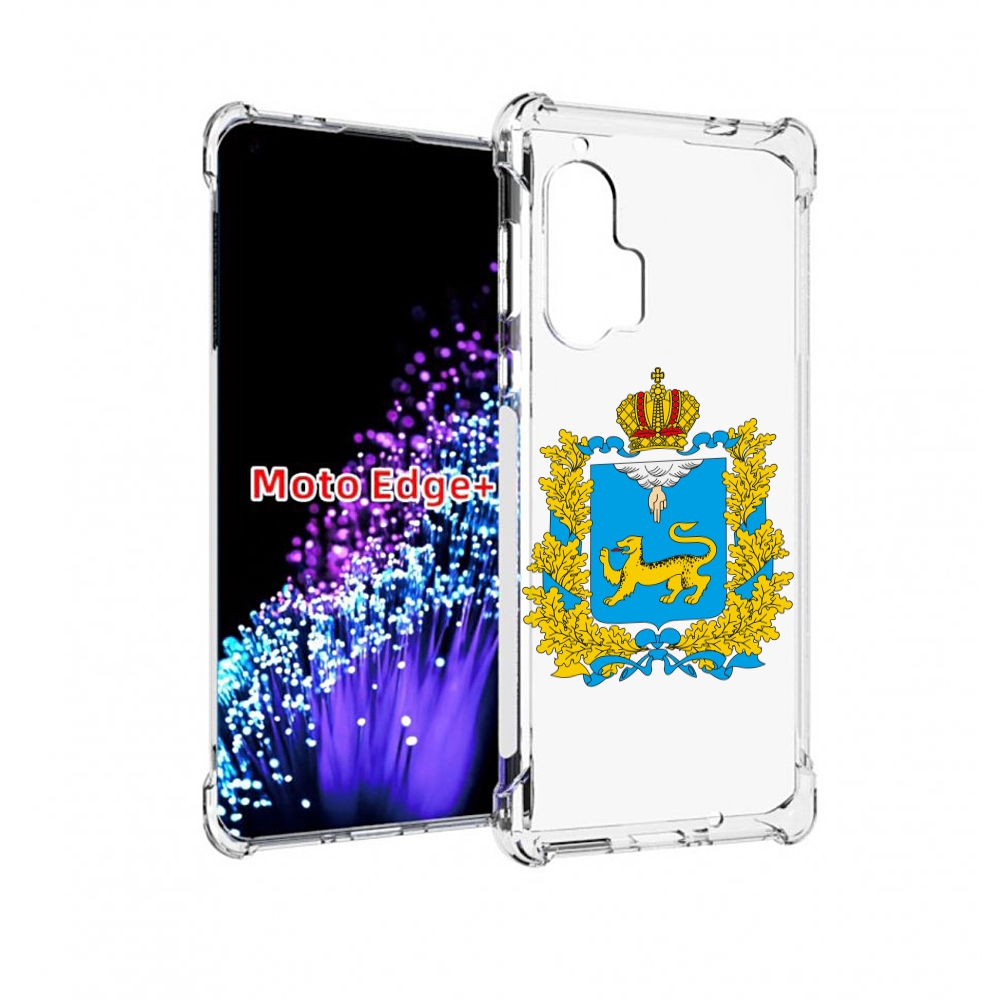 

Чехол MyPads герб-псковская-область для Motorola Edge+ Plus, Прозрачный, Tocco