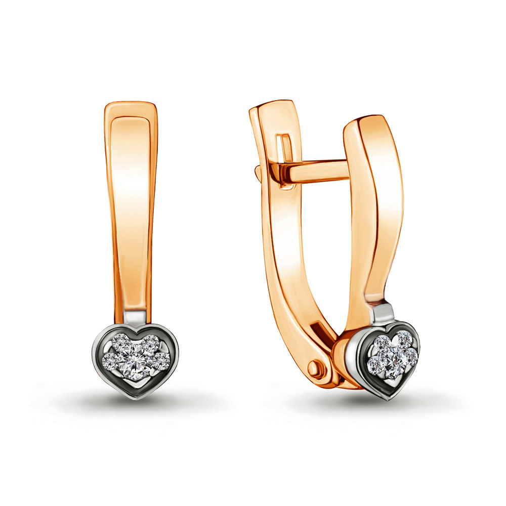 

Серьги из красного золота с бриллиантом Aquamarine Aquamarine 942435к_585_кз, 942435к_585_кз