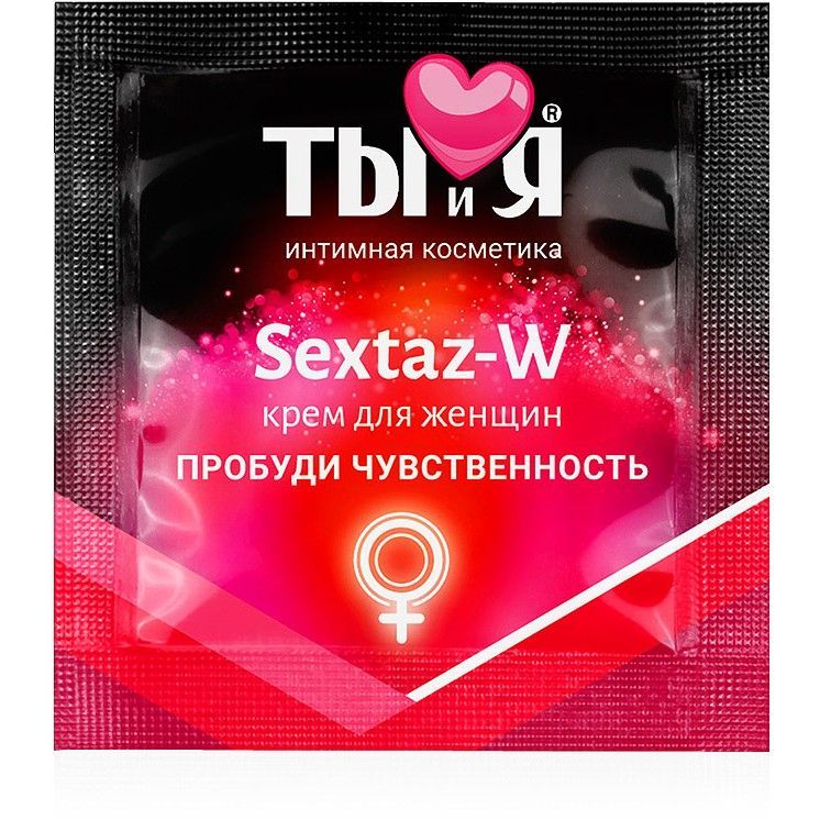 Возбуждающий крем Биоритм Sextaz-W в одноразовой упаковке для женщин 1,5 г LB-70021t