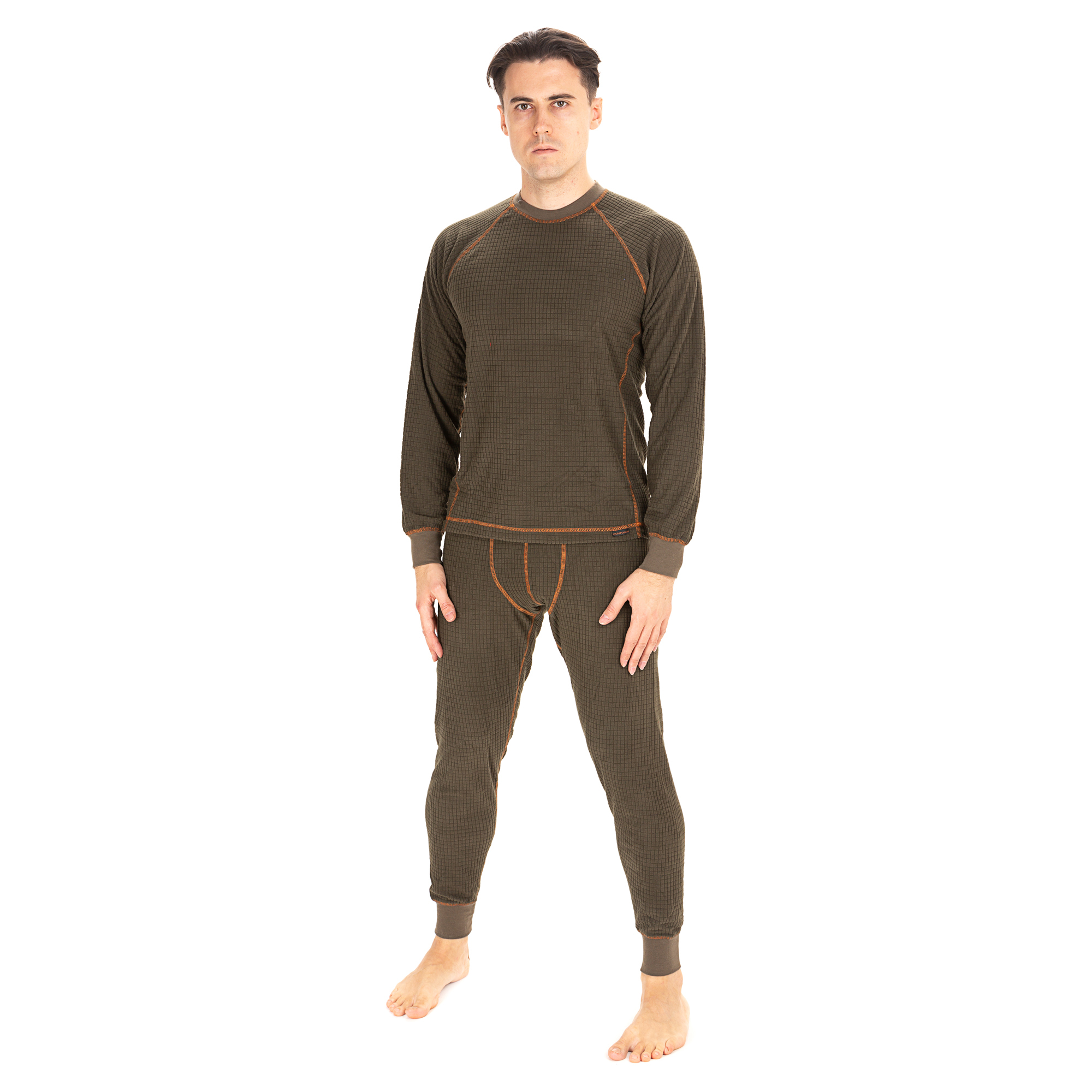 фото Термобелье флисовое huntsman thermoline фактурное, хаки, 3xl, рост 188