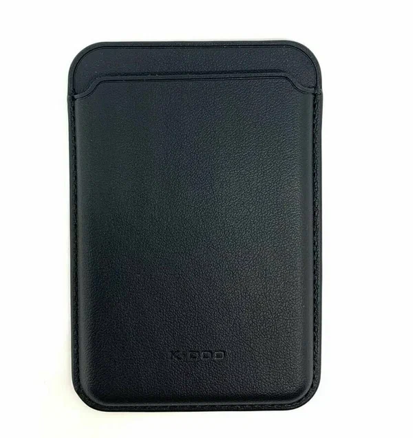 

Чехол K-Doo Leather Wallet MagSafe Black, Черный