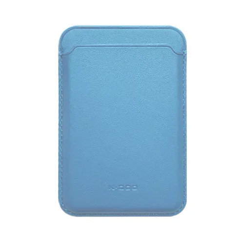 

Чехол K-Doo Leather Wallet MagSafe (Sierra Blue), Голубой