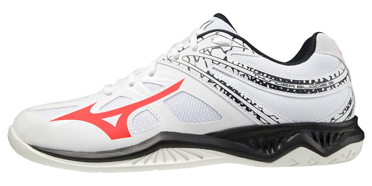 фото Кроссовки мужские mizuno thunder blade 2 65 белые 10.5 uk