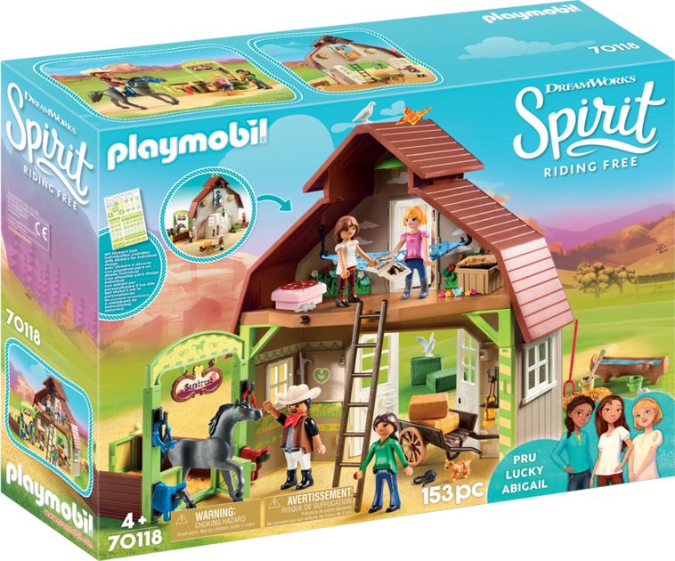 

Конструктор Playmobil Конюшня 70118, Спирит: Душа прерий