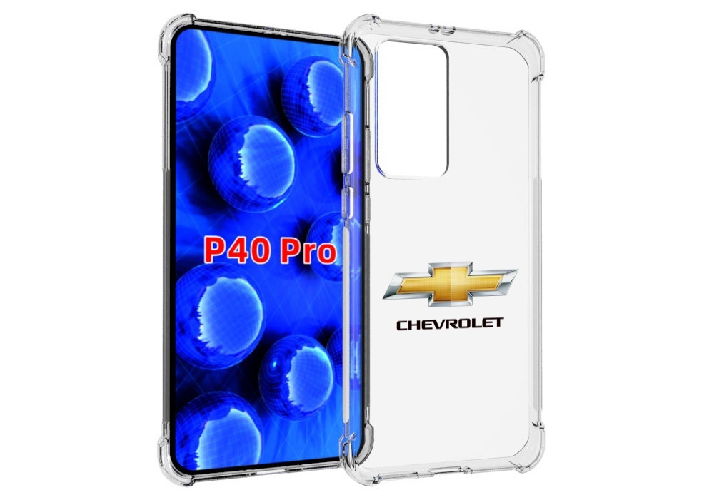 

Чехол MyPads сhevrolet-3 мужской для Huawei P40 Pro противоударный, Прозрачный, Tocco