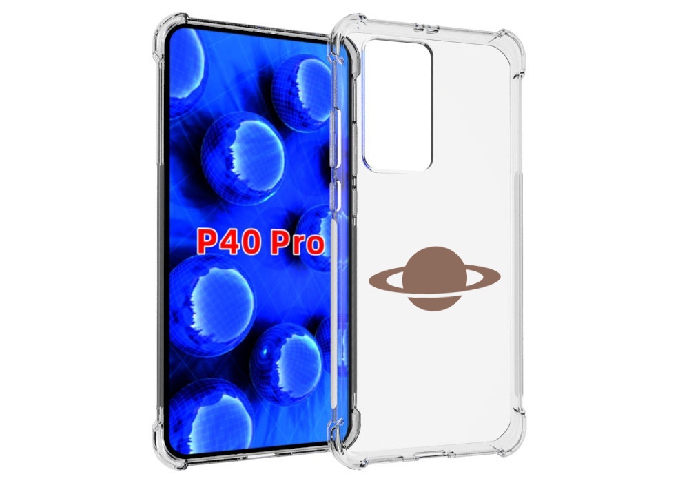 

Чехол MyPads сатурн для Huawei P40 Pro противоударный, Прозрачный, Tocco