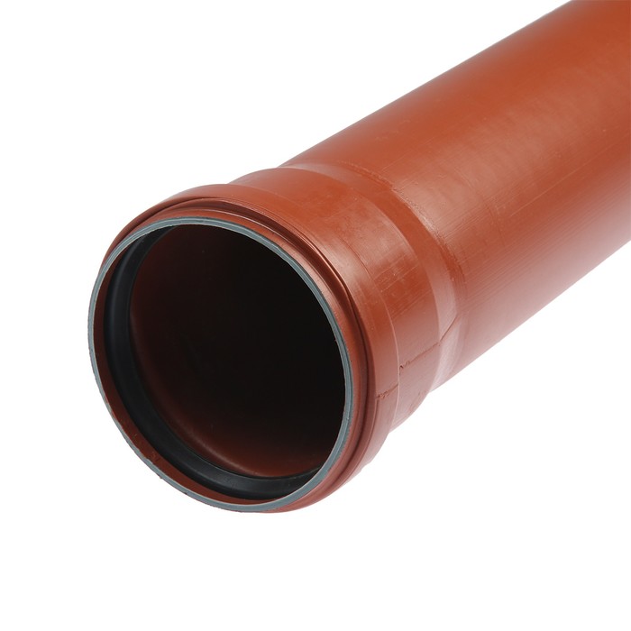 Труба канализационная FLEXTRON, наружная, d=110 мм, толщина 3.2 мм, 1500 мм наружная труба pro aqua