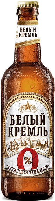 

Пиво безалкогольное Белый Кремль светлое фильтрованное 0,5 л