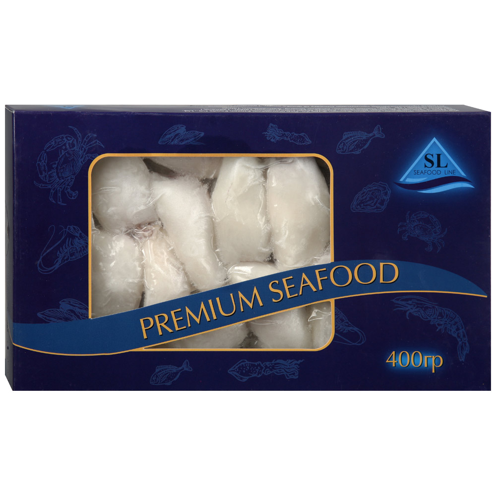 Кальмары Seafood line, замороженные, без заправки, очищенные, 400 гр