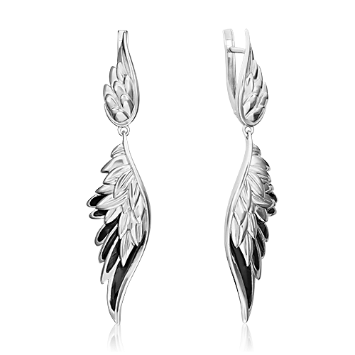

Серьги подвески из серебра PLATINA jewelry 02-4726-01-000-0200-68, эмаль, 02-4726-01-000-0200-68