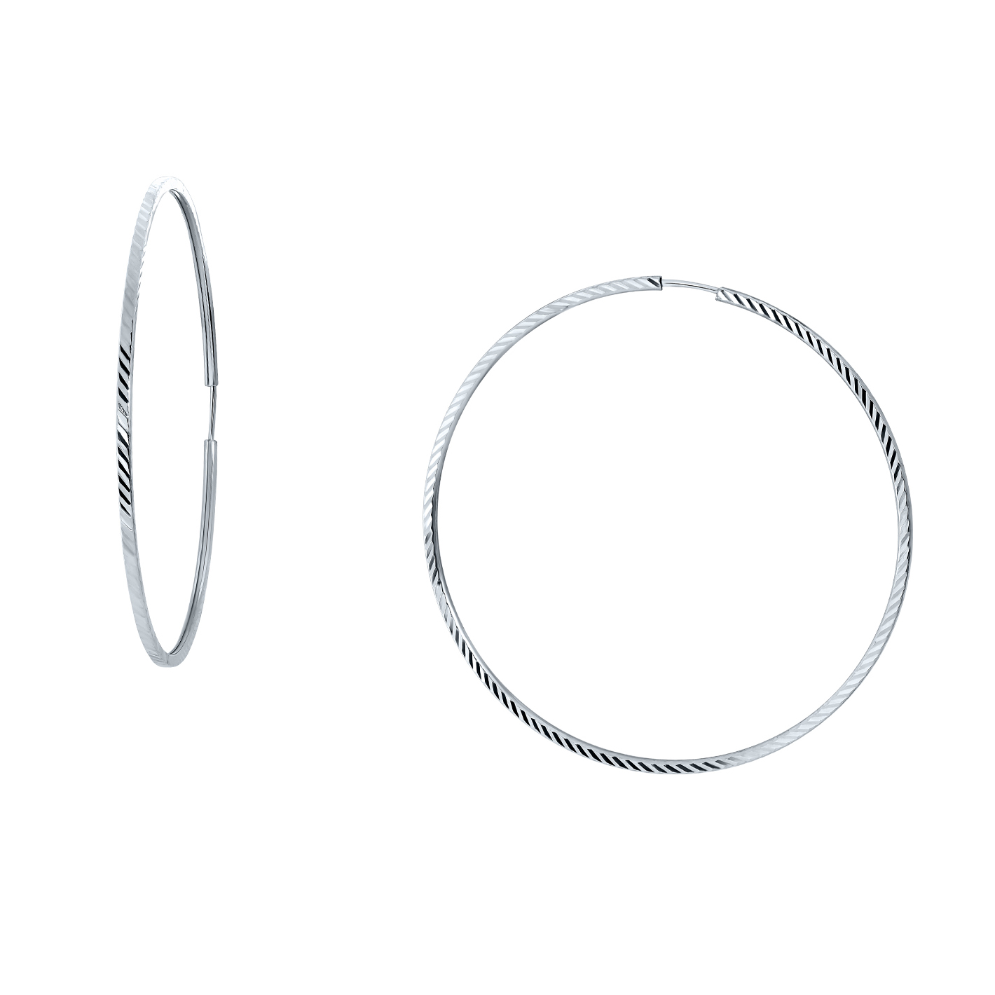 

Серьги-конго из серебра РубиНлАндия 82047, 82047