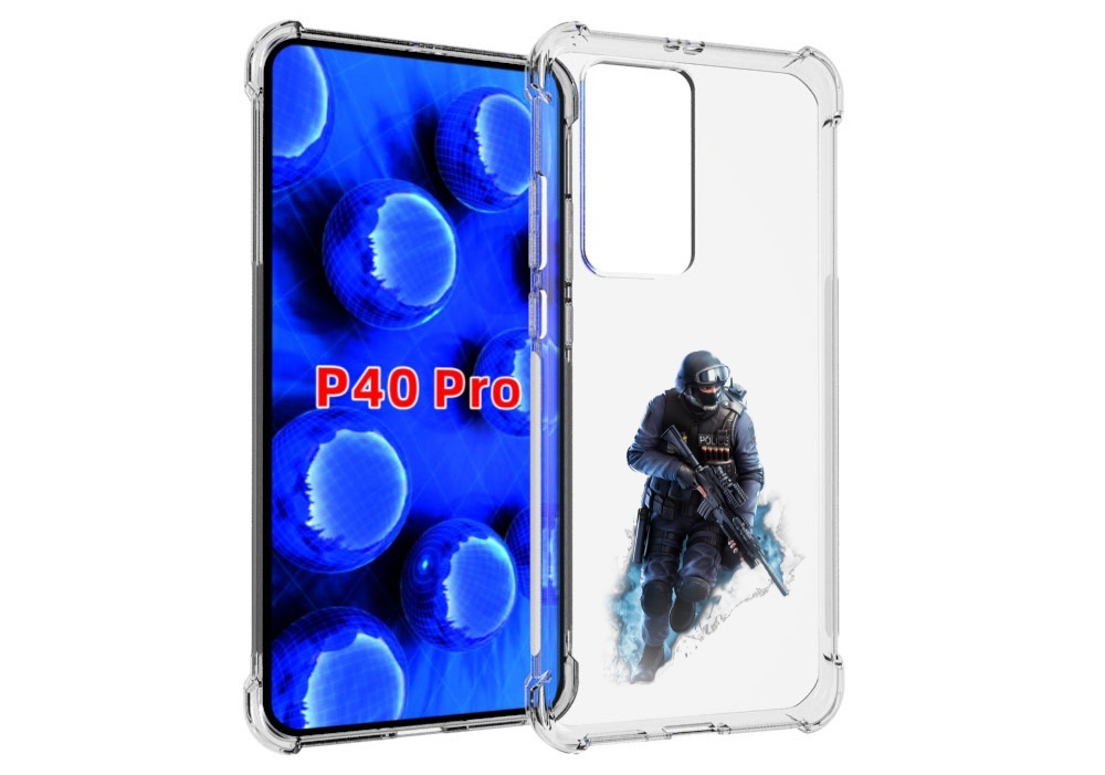 Чехол MyPads спецназ-ксго для Huawei P40 Pro противоударный