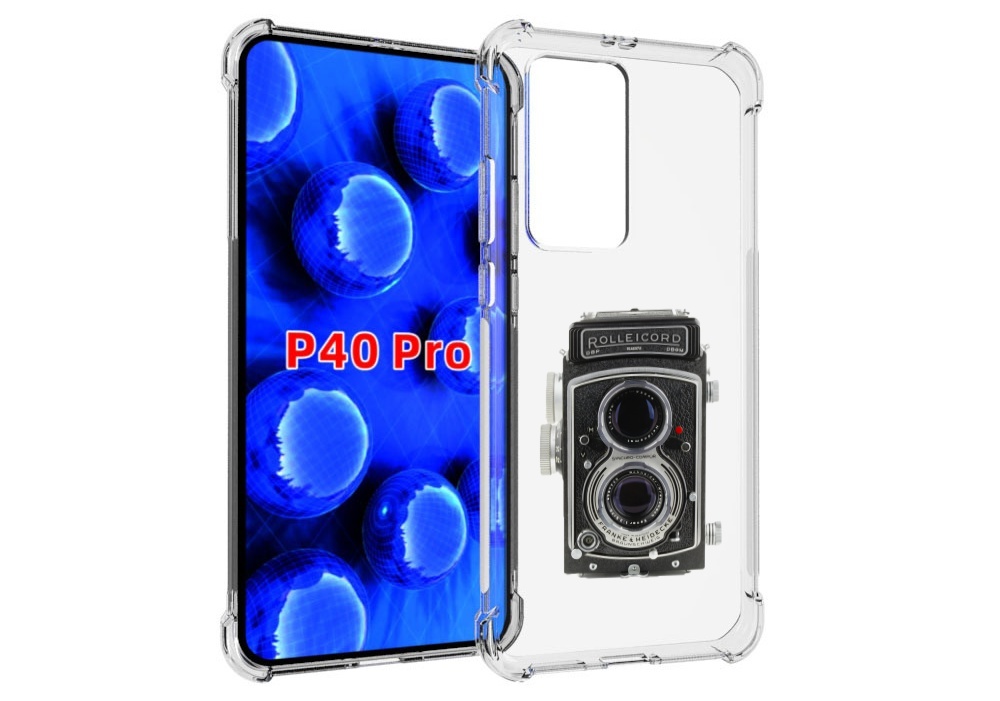 

Чехол MyPads старый проектор для Huawei P40 Pro противоударный, Прозрачный, Tocco