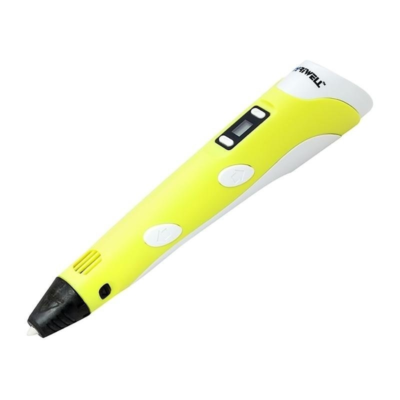 3D ручка 3DPEN-3 с LCD дисплеем желтая 3d ручка 3dpen 2 с lcd дисплеем фиолетовая