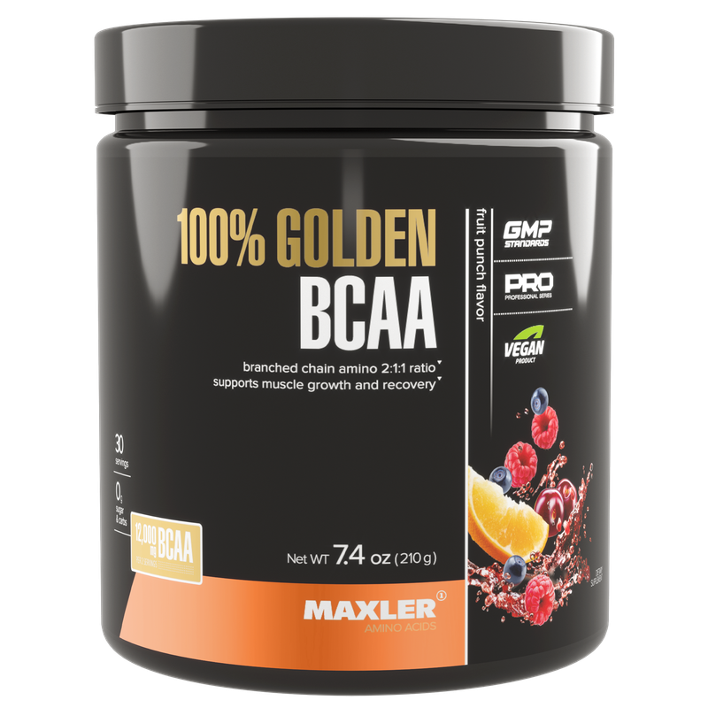 

Maxler 100% Golden BCAA 420 г, fruit punch, 100% Golden BCAA