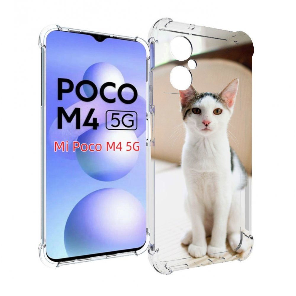 Чехол MyPads порода кошка эгеи?ская для Xiaomi Poco M4 5G