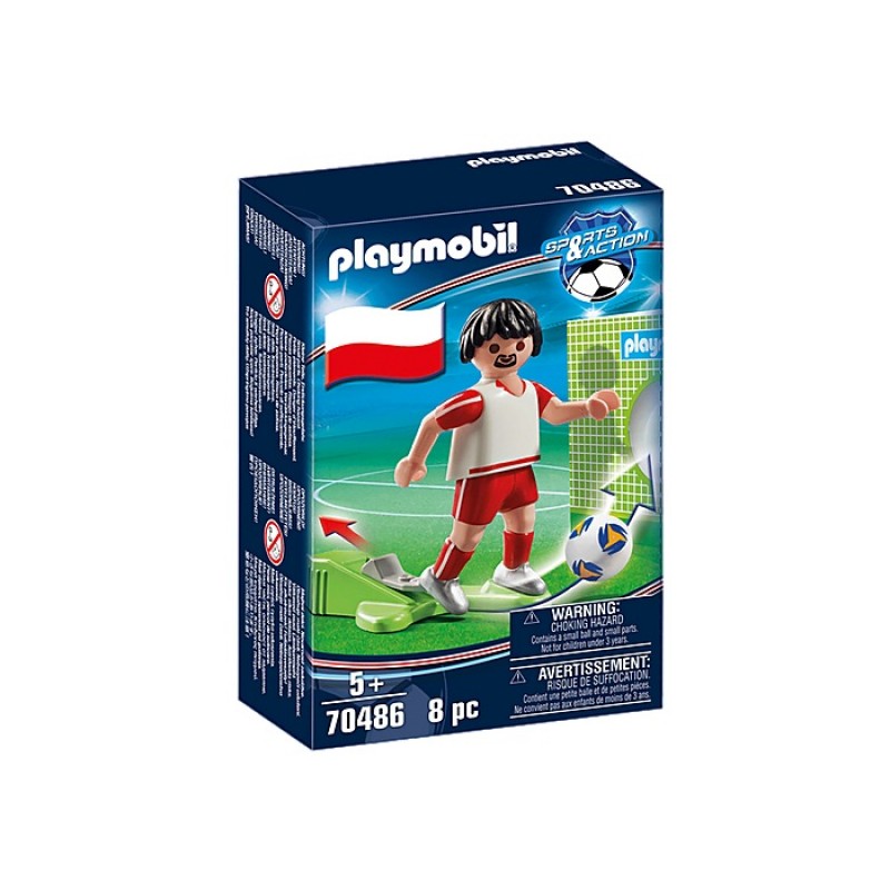 

Конструктор Playmobil Футболист Польша 70486, Спорт