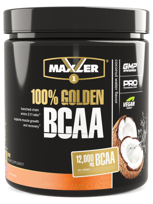 фото Аминокислоты бцаа maxler 100% golden bcaa "кокосовая вода" (210 г)