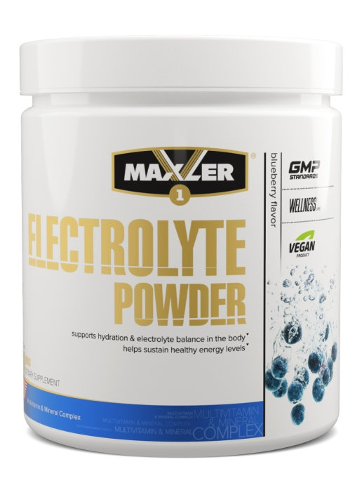 фото Изотоник maxler electrolyte powder "черника" (204 г)