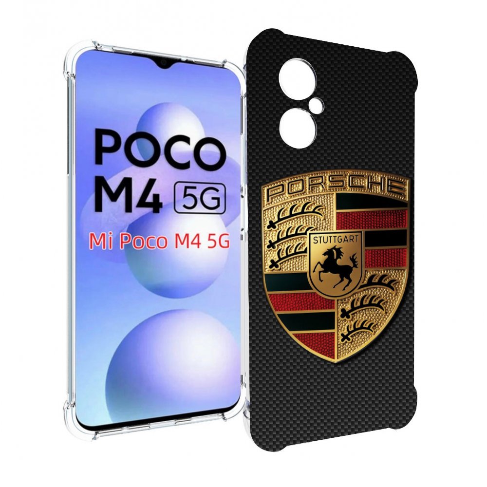 

Чехол Mypads Porsche 1 Для Poco M4 5G, Прозрачный, Tocco