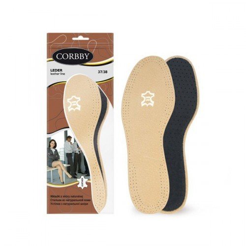 

Стельки для обуви CORBBY LEDER 1761c, р. 37-38, телесный, пара