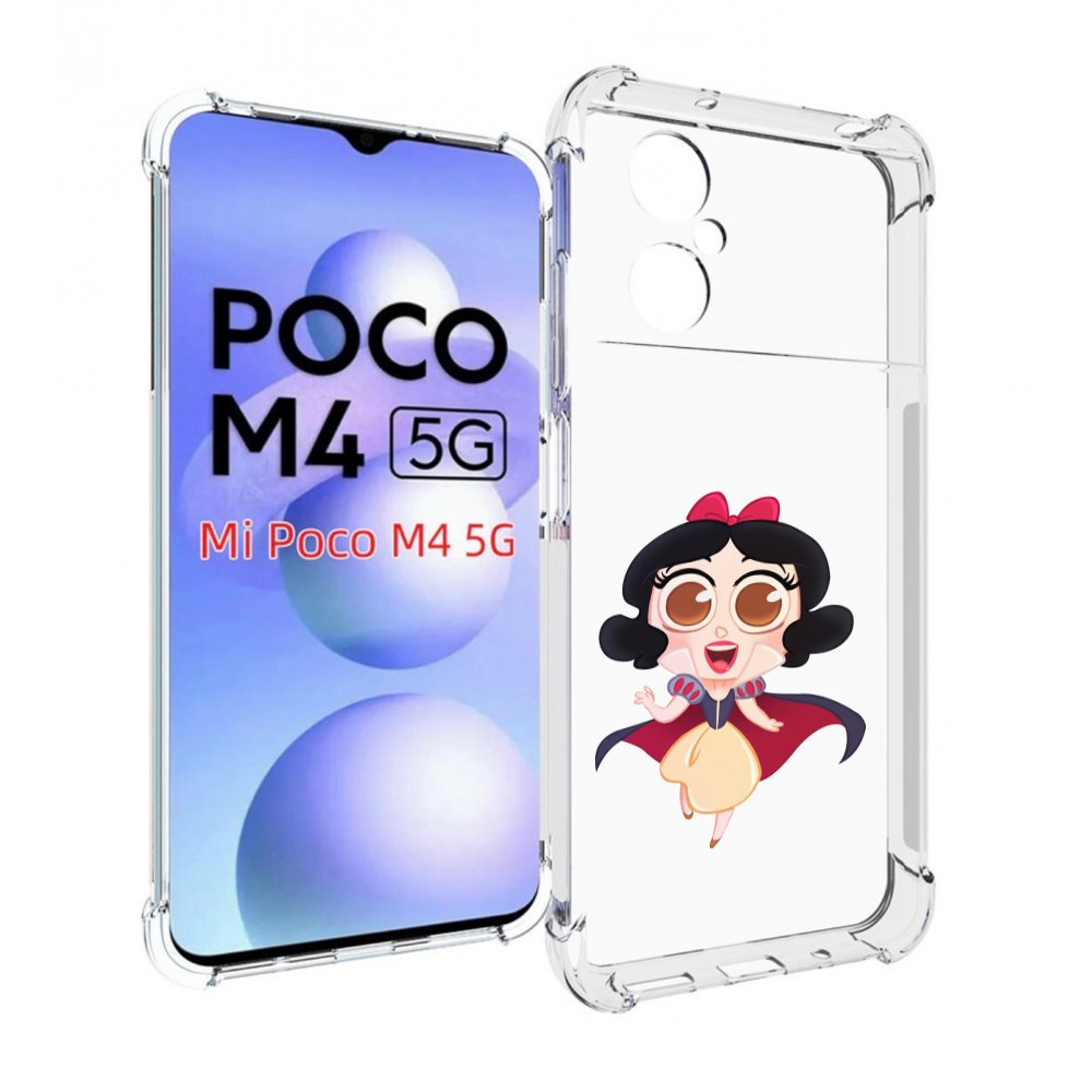 

Чехол MyPads принцеска-нарисованная женский для Xiaomi Poco M4 5G, Прозрачный, Tocco