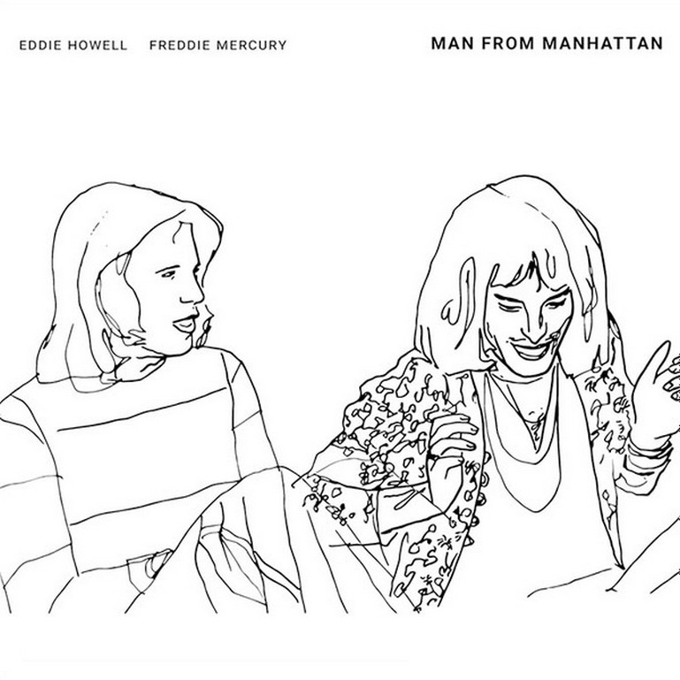 

Eddie Howell & Freddie Mercury Man From Manhattan (White) (LP)