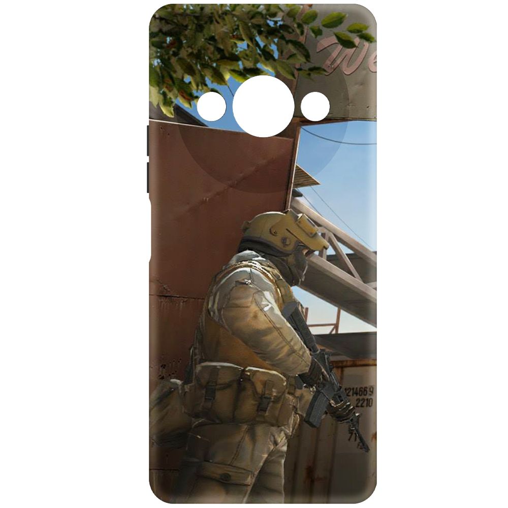 

Чехол-накладка Krutoff Soft Case Cтандофф 2 (Standoff 2) - Rust для Xiaomi Poco C61 черный