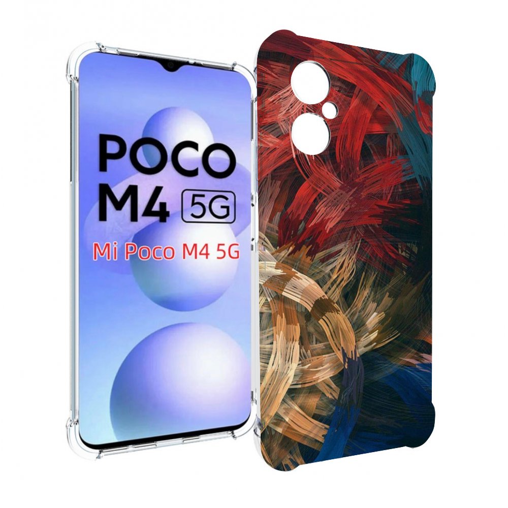 

Чехол MyPads раскрашенная медь для Xiaomi Poco M4 5G, Прозрачный, Tocco
