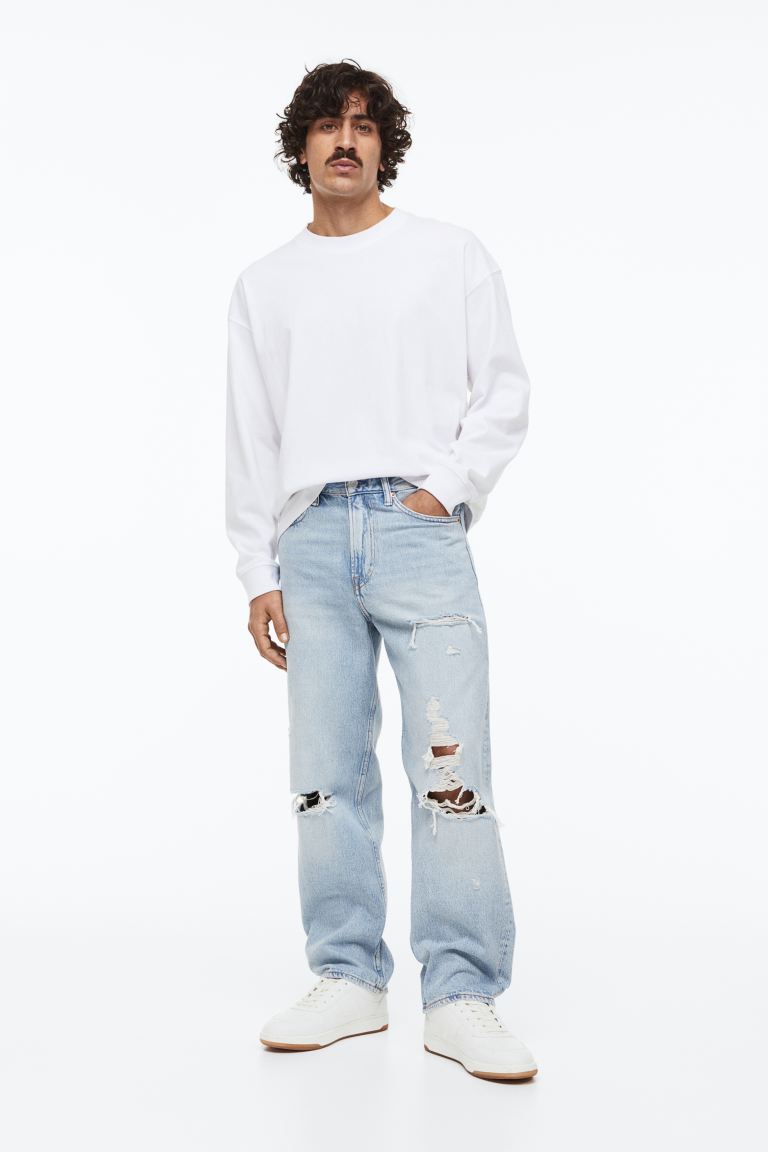 

Джинсы мужские H&M 0979945028 голубые 30/30 (доставка из-за рубежа), 0979945028