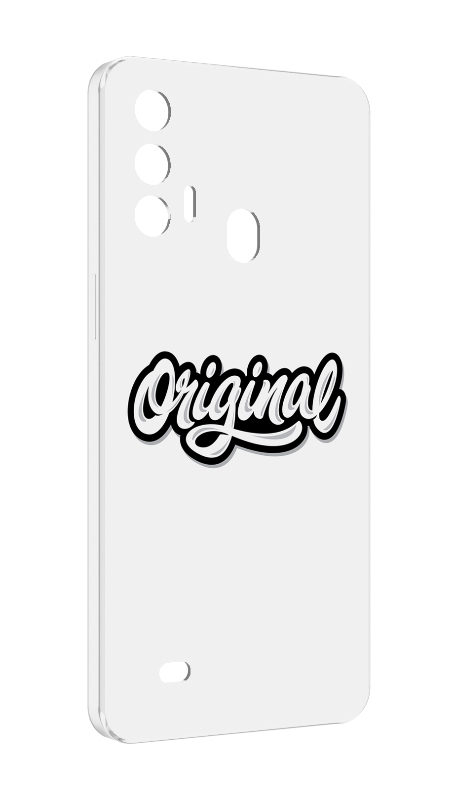Чехол MyPads оригинал-надпись для Oukitel C31 Pro противоударный