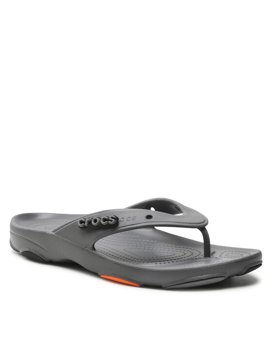 

Шлепанцы Classic All-Terrain Flip 207712 Crocs серый 38,5 EU, Classic All-Terrain Flip 207712