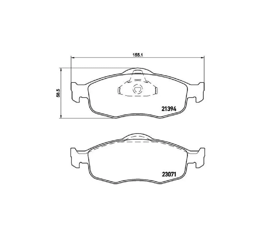 

Колодки дисковые п. Ford Mondeo 1.6-2.5/1.8TD/Scorpio 2.0 9 P24037 =432 00=FDB884=571832B