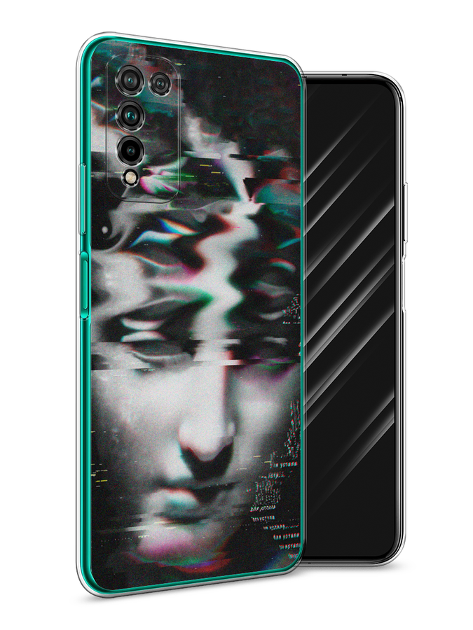 

Чехол Awog на Honor 10X Lite "Glitch Art", Серый, 6104650-9
