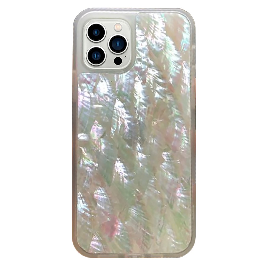 

Чехол-накладка K-Doo Seashell для iPhone 13 пластиковый, белый