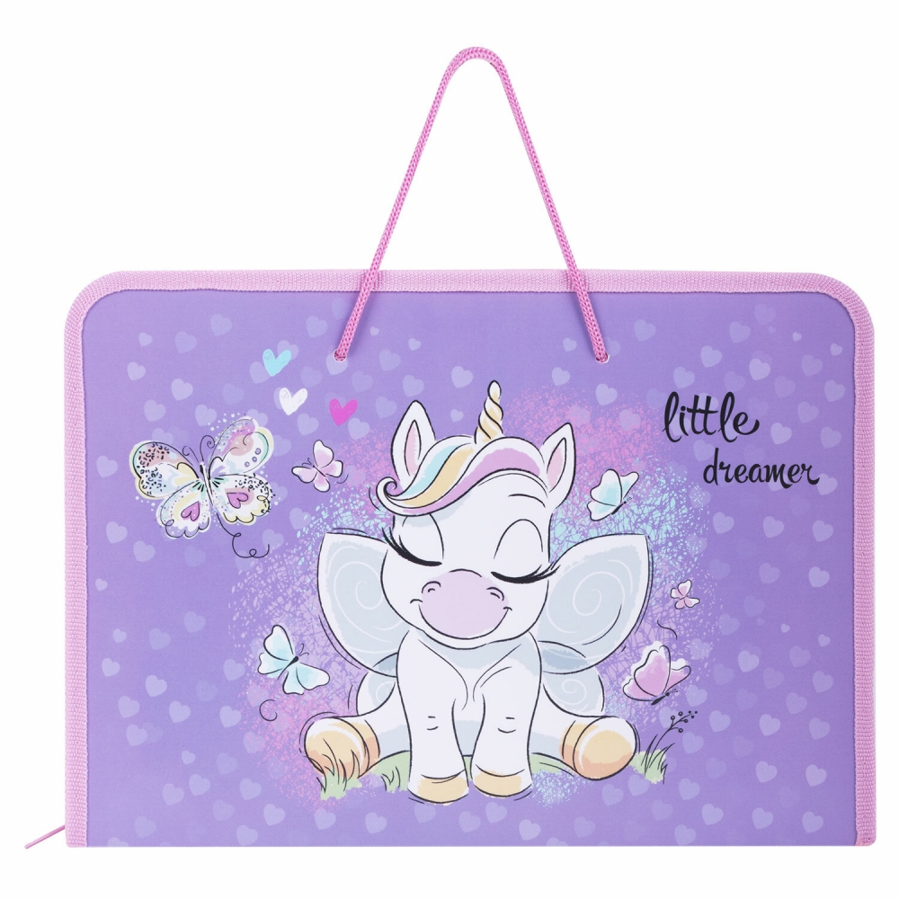 

Папка для труда на молнии ПИФАГОР А4, 1 отделение, Sweet Dreamer, 271471, набор из 2 шт, Разноцветный