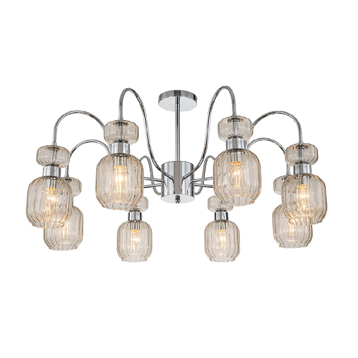 

Люстра Escada Gloss 1141/8PL Chrome/Beige
