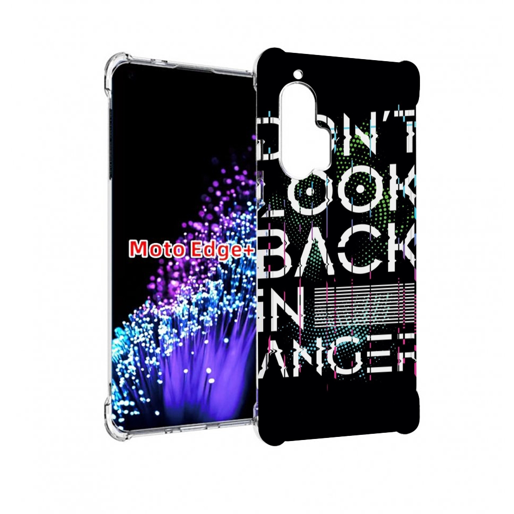 

Чехол MyPads графический-текст для Motorola Edge+ Plus, Прозрачный, Tocco