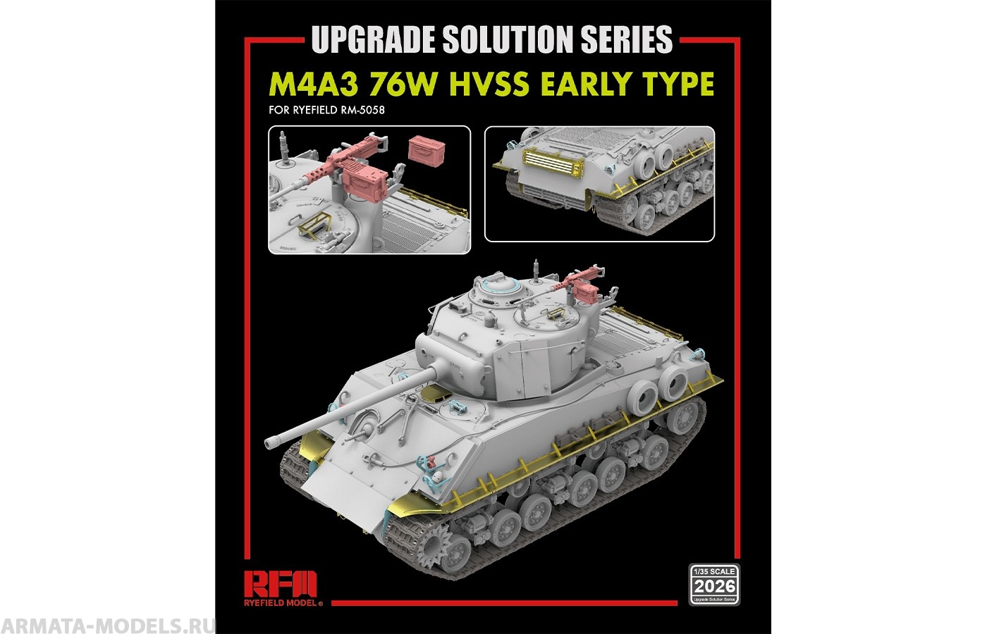 RM-2026 Upgrade set for 5058 M4A3 76W HVSS