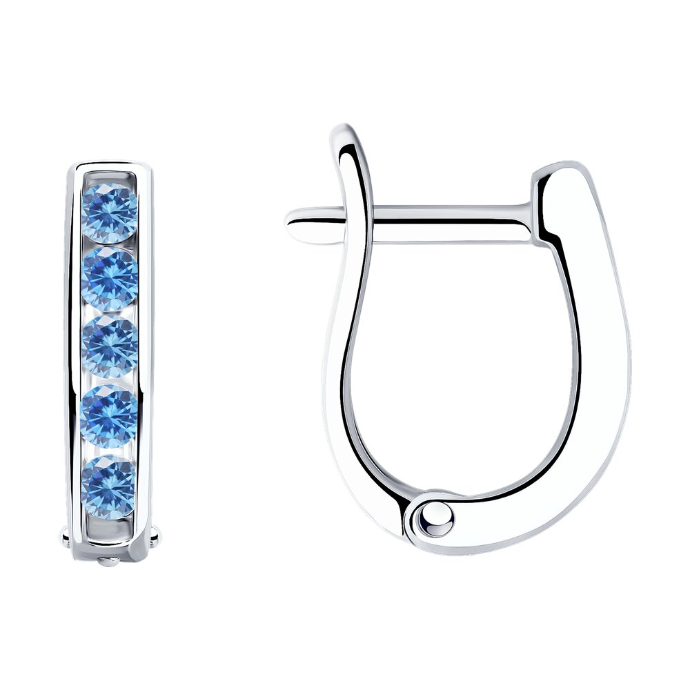 

Серьги из серебра SOKOLOV 94026404, фианит, 94026404