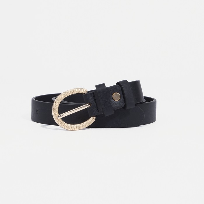 

Ремень женский NoBrand 9345244 чёрный, 115 см, Черный, 9345244
