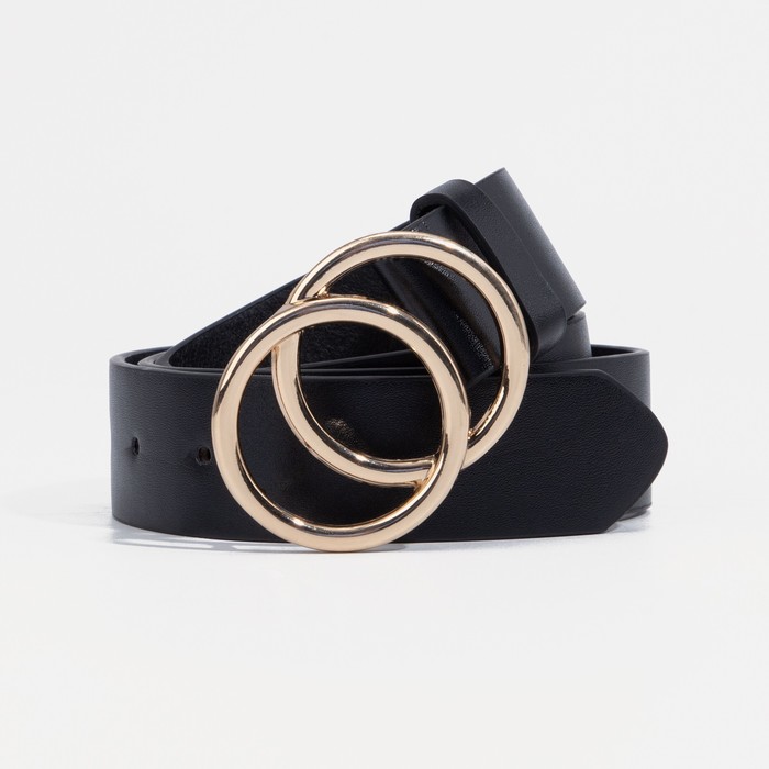 

Ремень женский NoBrand 9291570 чёрный, 115 см, 9291570