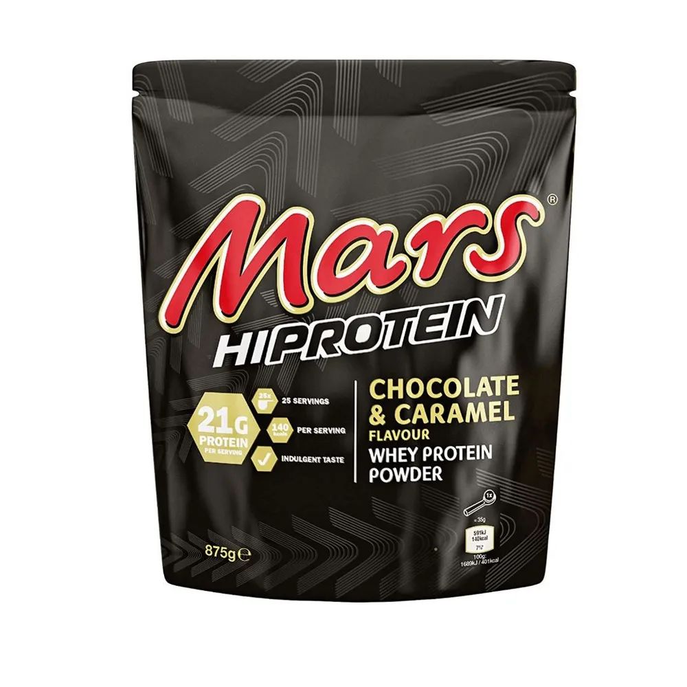 Сывороточный протеин Mars Hi Protein Whey Powder, 875г / Белок для похудения и набора мыше