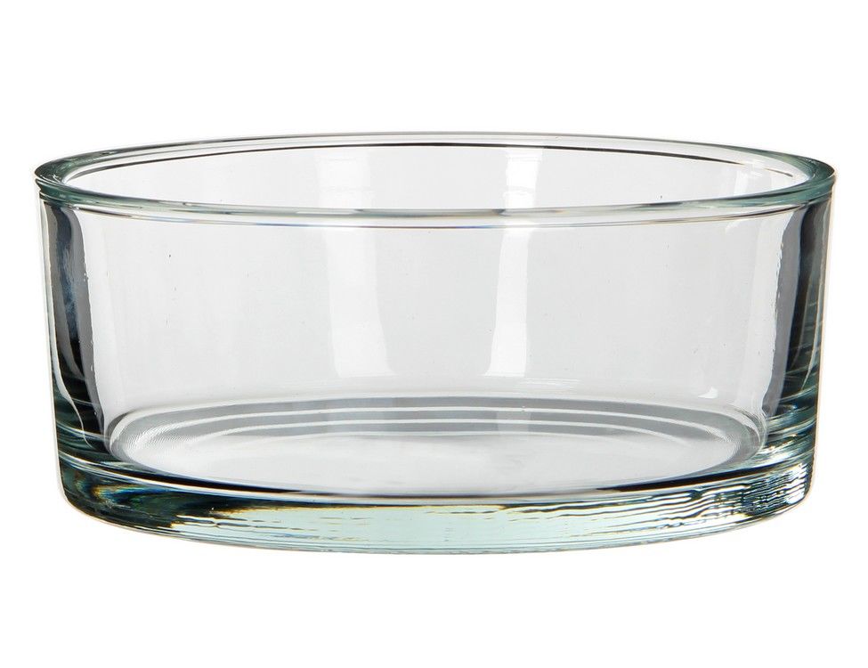 Стеклянная чаша КЕННИ, прозрачная, 8х15 см