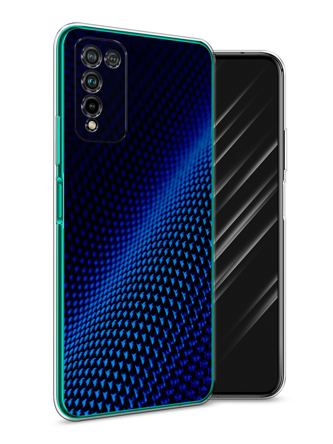

Чехол Awog на Honor 10X Lite "Синий карбон", Черный;синий, 6104650-3