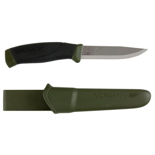 Туристический нож Morakniv Companion, зеленый