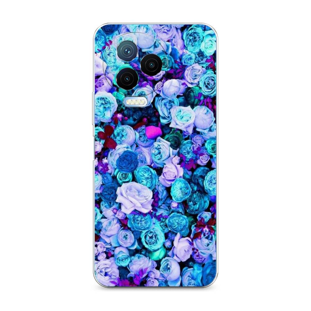 

Чехол на Infinix Note 12 Pro 4G/Note 12 2023 "Цветочный ковер", Фиолетовый, 3102250-2