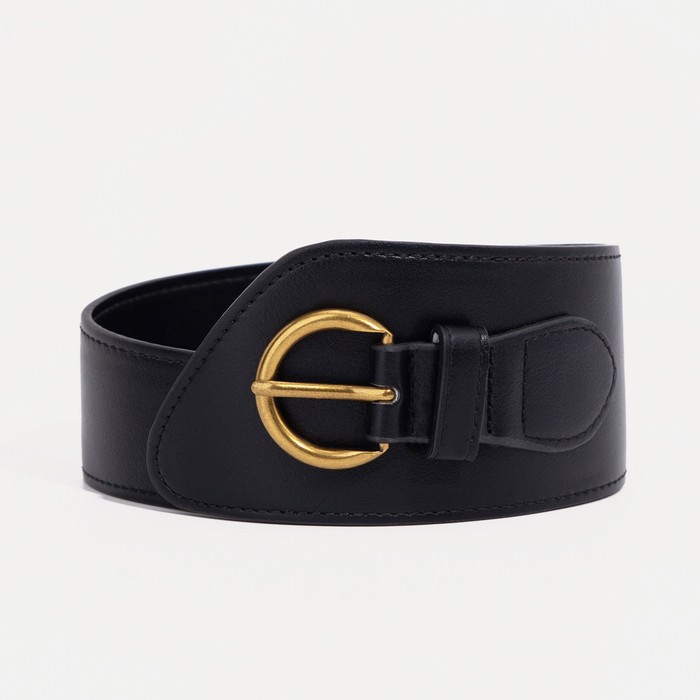 

Ремень женский NoBrand 9132727 чёрный, 115 см, Черный, 9132727