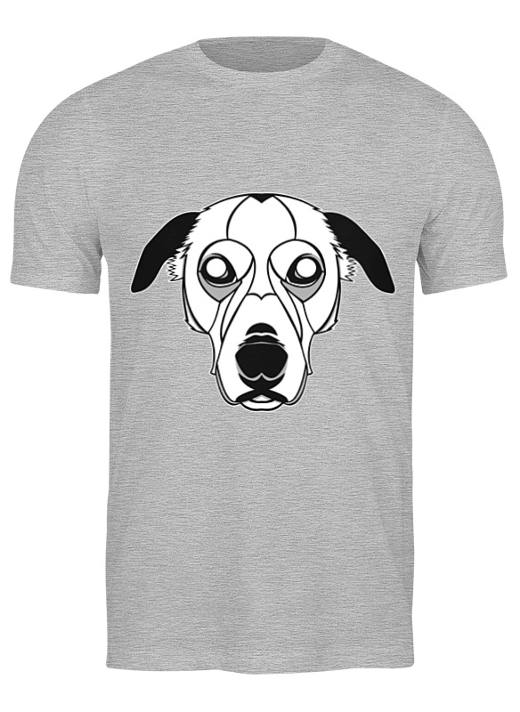 

Футболка мужская Собака 3234843 Printio серая L, Собака 3234843